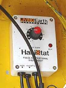 Solar Van "Habistat" Pulse proportional control battery heater controller