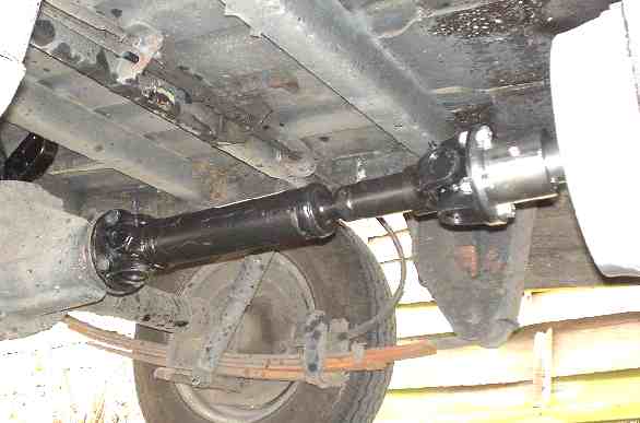 Solar Van drive shaft details