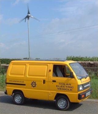 Windgen on solar van working