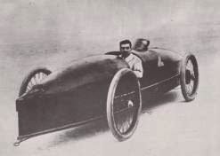 Stanley Steamer with Fred Marrit at the wheel