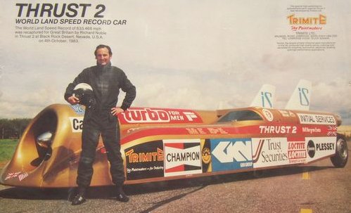 Richard Noble, the fastest man on earth 1980s, Thrust 2