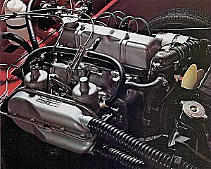 Spitfire 1500 engine bay